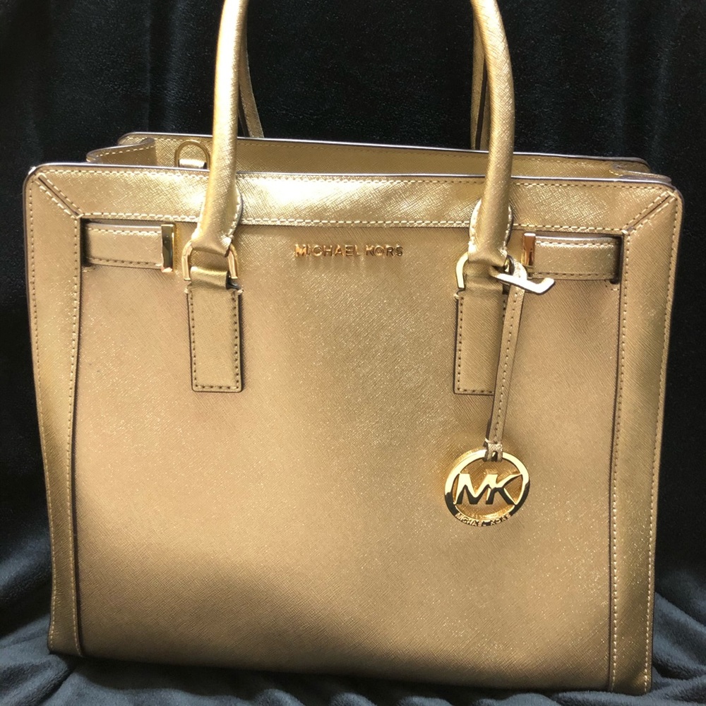 MK Gold Shimmer Purse